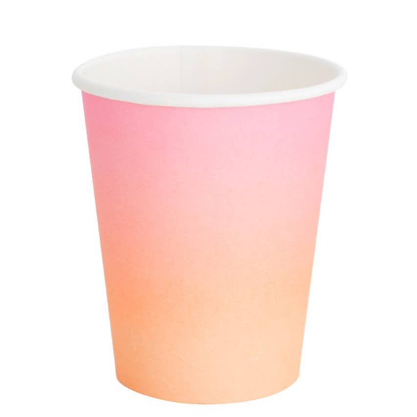 Sunset Ombre Cups