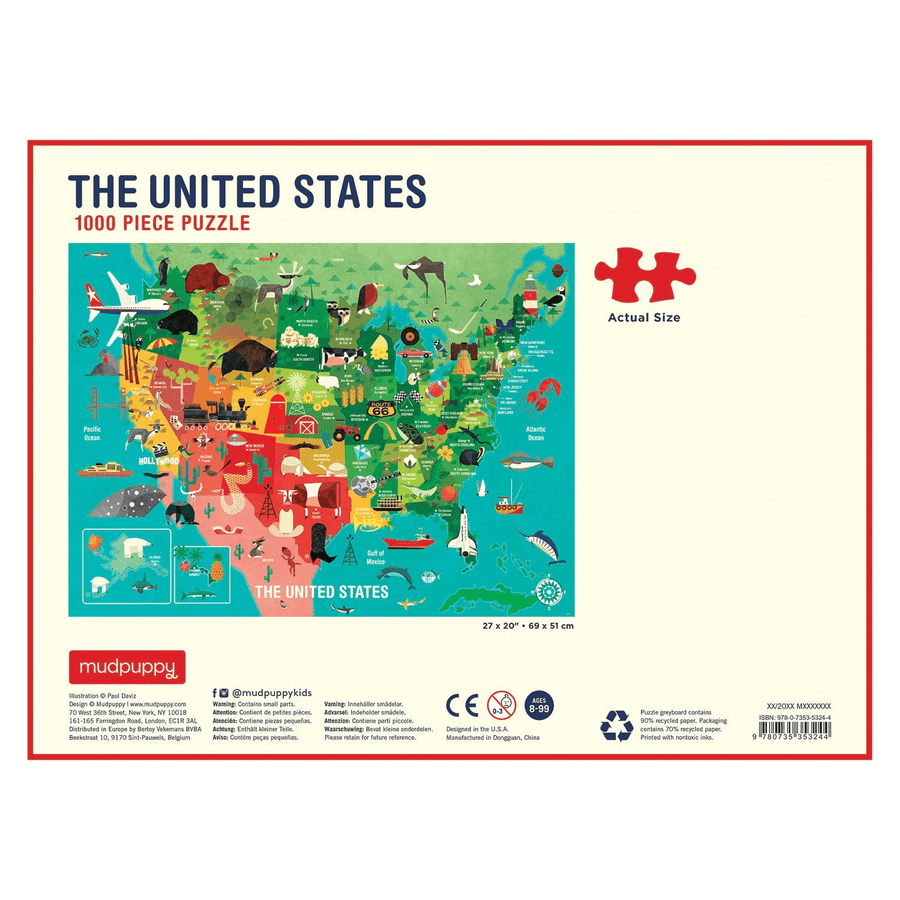 United States Puzzle (1000 pieces)