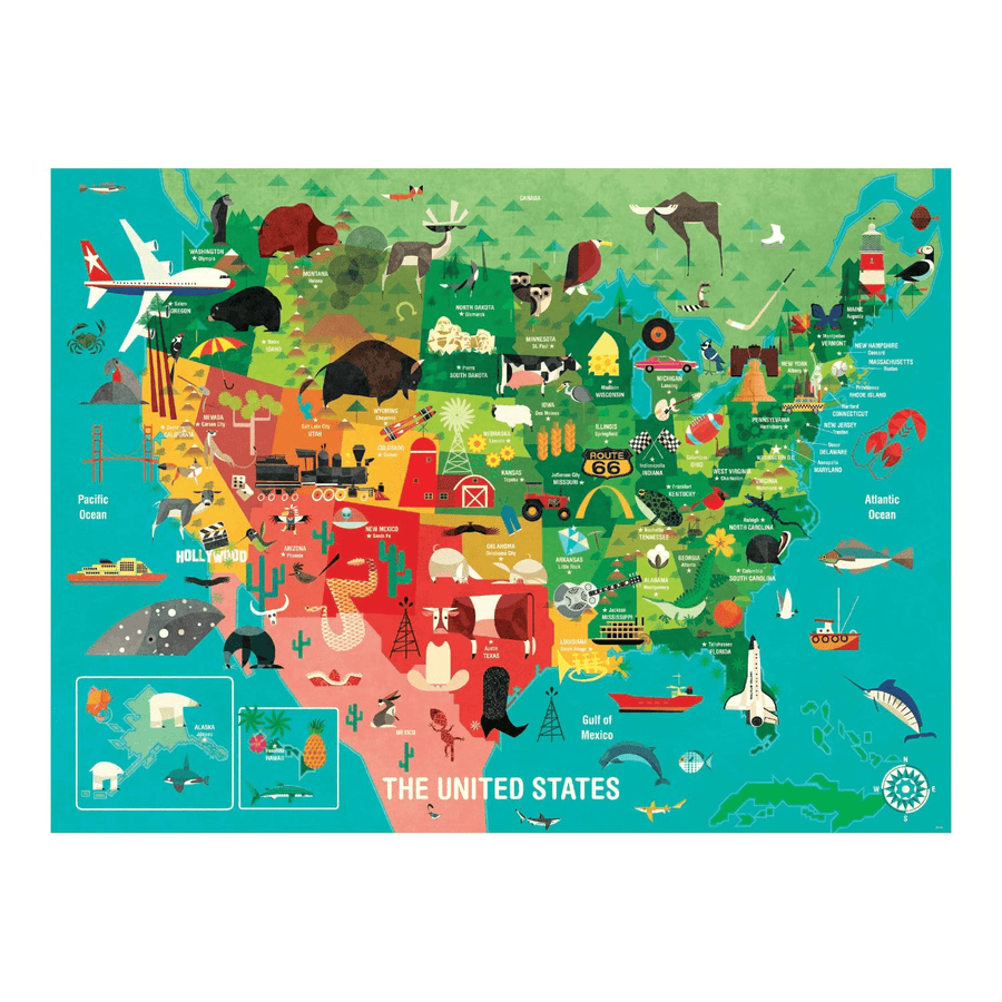 United States Puzzle (1000 pieces)