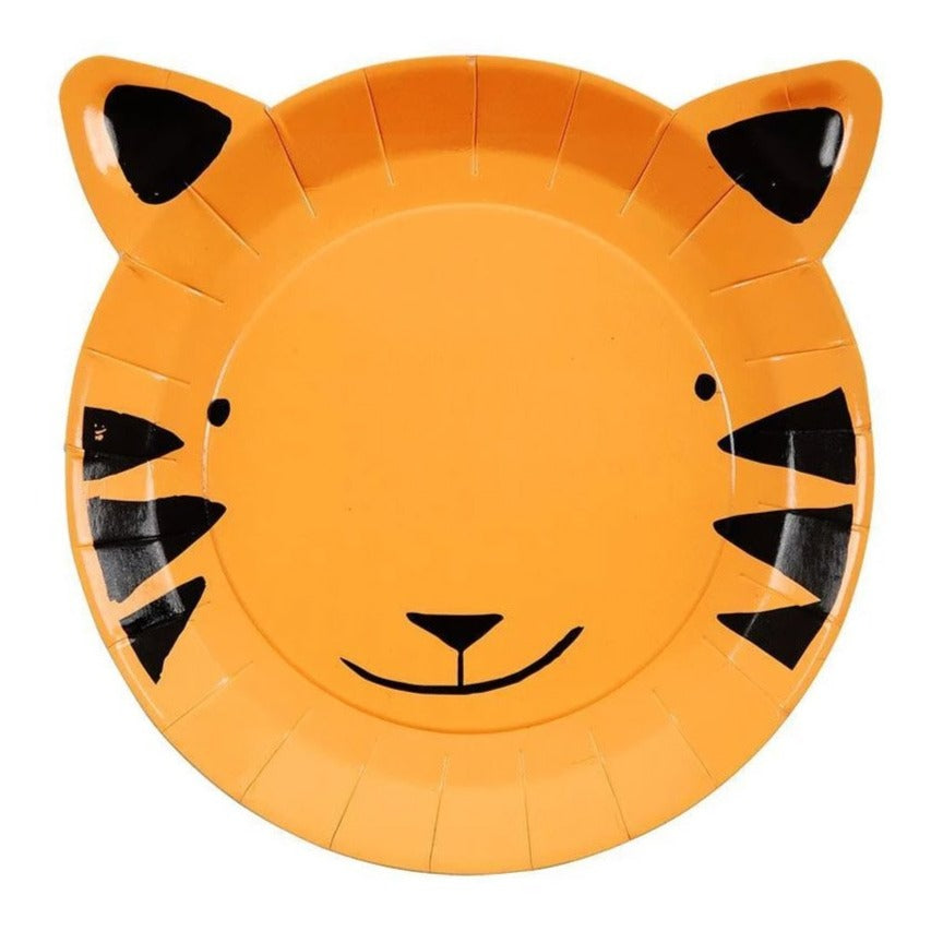tiger paper plate