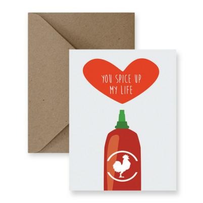 hot sauce greeting card