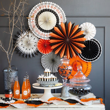 Vintage Halloween Party Fans