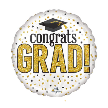 Congrats Grad Confetti Jumbo Balloon