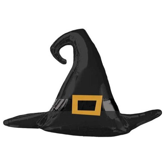 black witch hat balloon