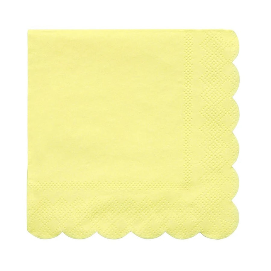 yellow napkin